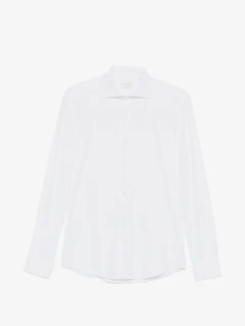 Alley Docks 963 long-sleeve spread-collar shirt