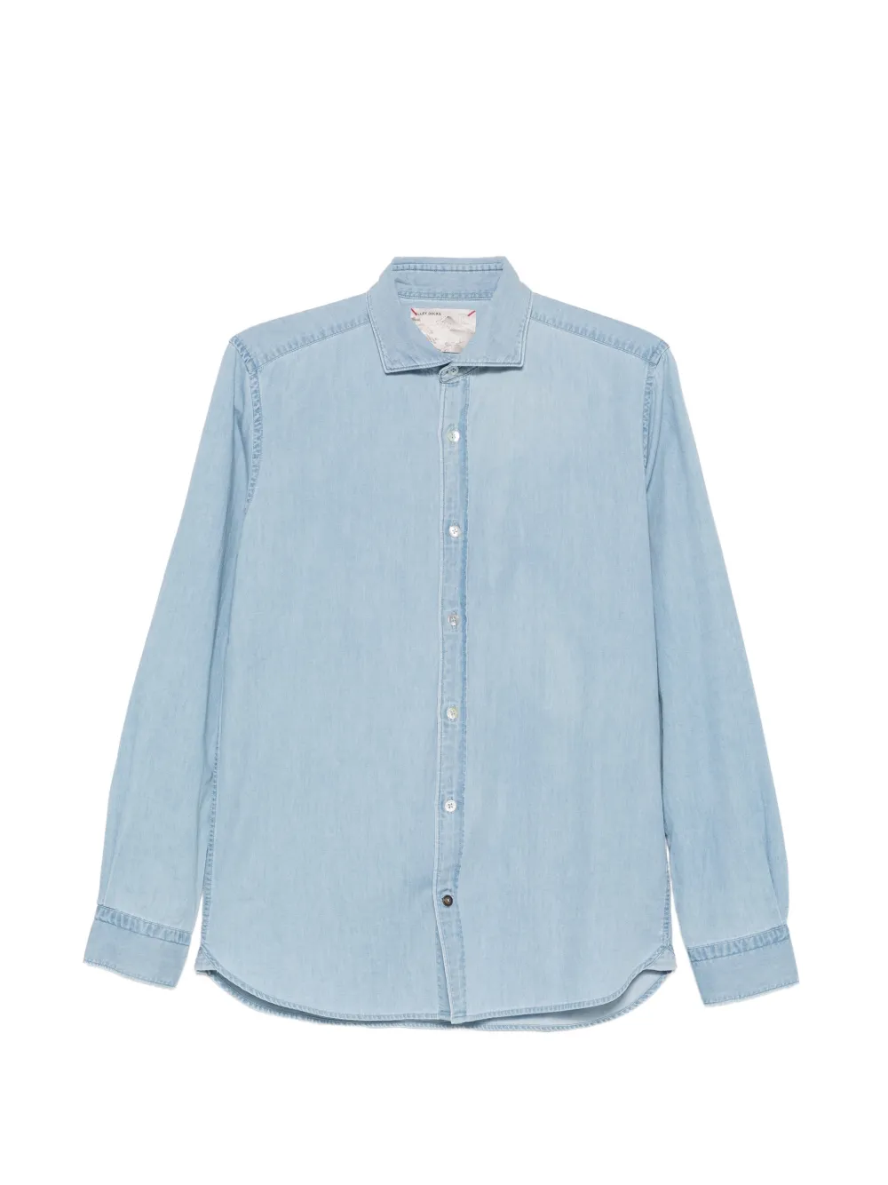 Alley Docks 963 chambray-finish shirt - Blu