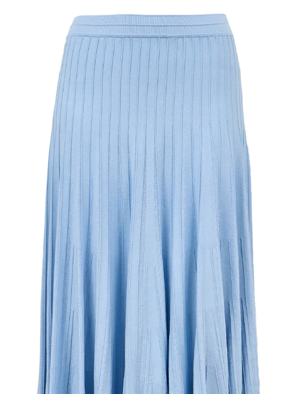 Simkhai Margoux Ribbed-knit Skirt in Blue, view 4