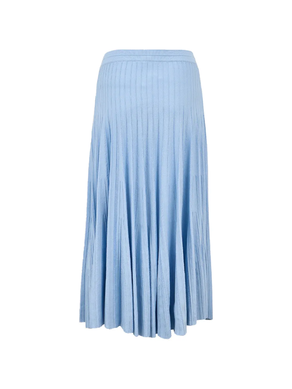 Simkhai Margoux Ribbed-knit Skirt in Blue, view 3