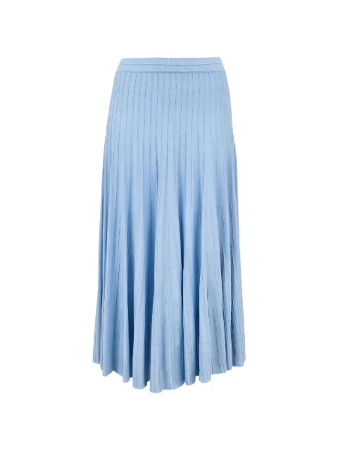 Simkhai Margoux ribbed-knit skirt