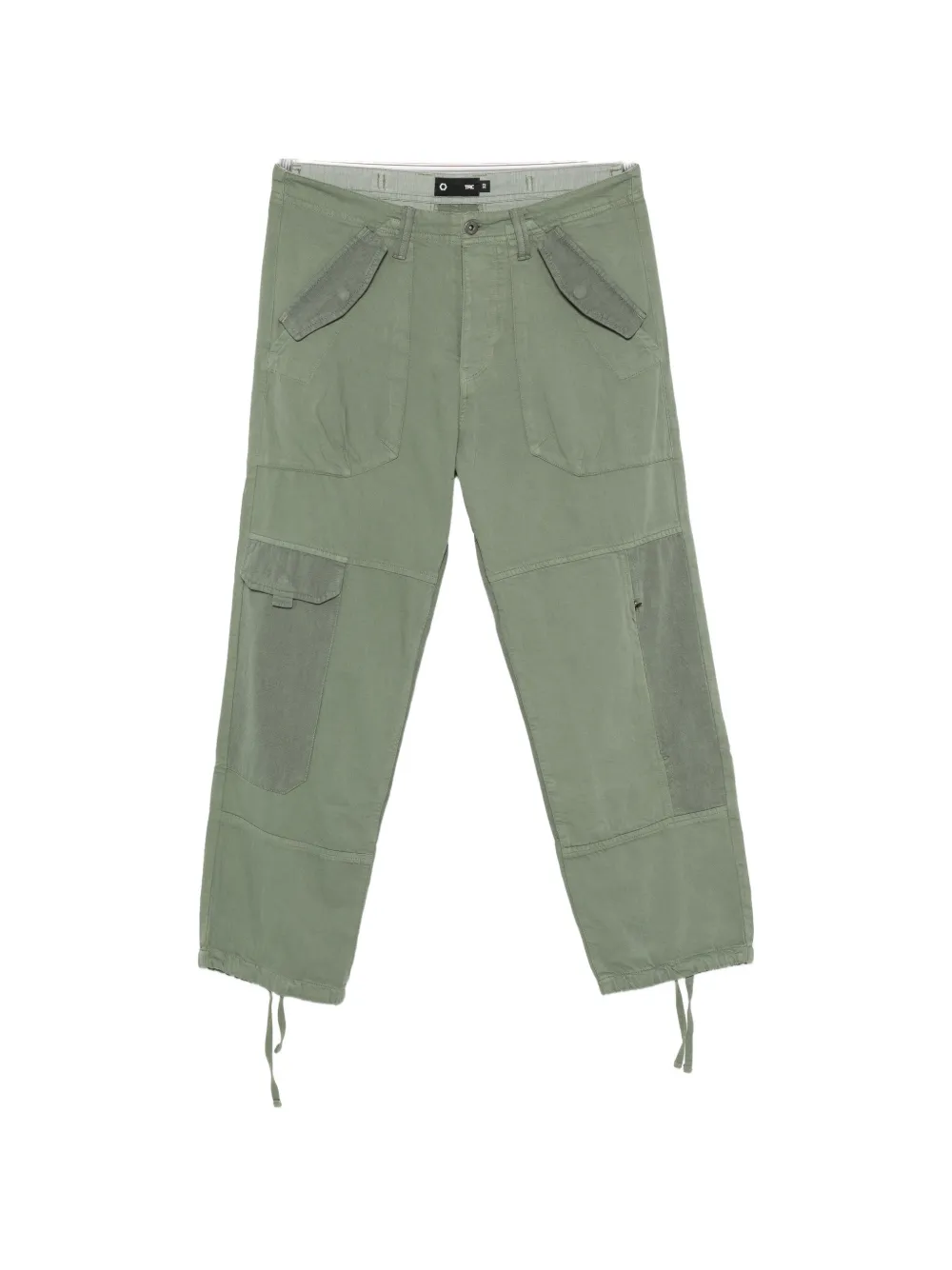 TRC panelled cargo pants - Verde