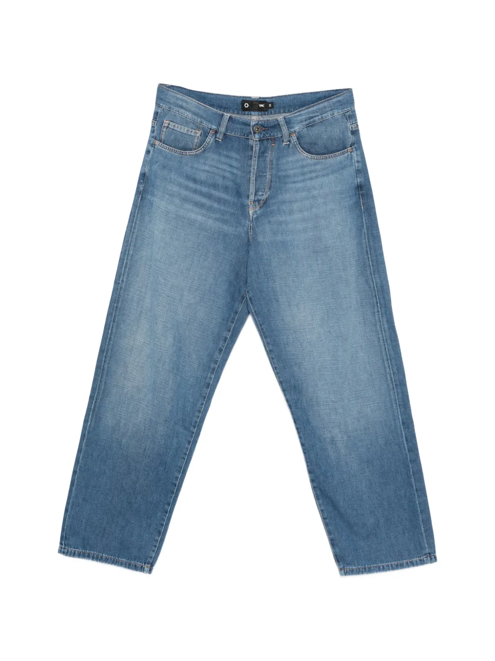 TRC faded-effect straight-leg jeans - Blu