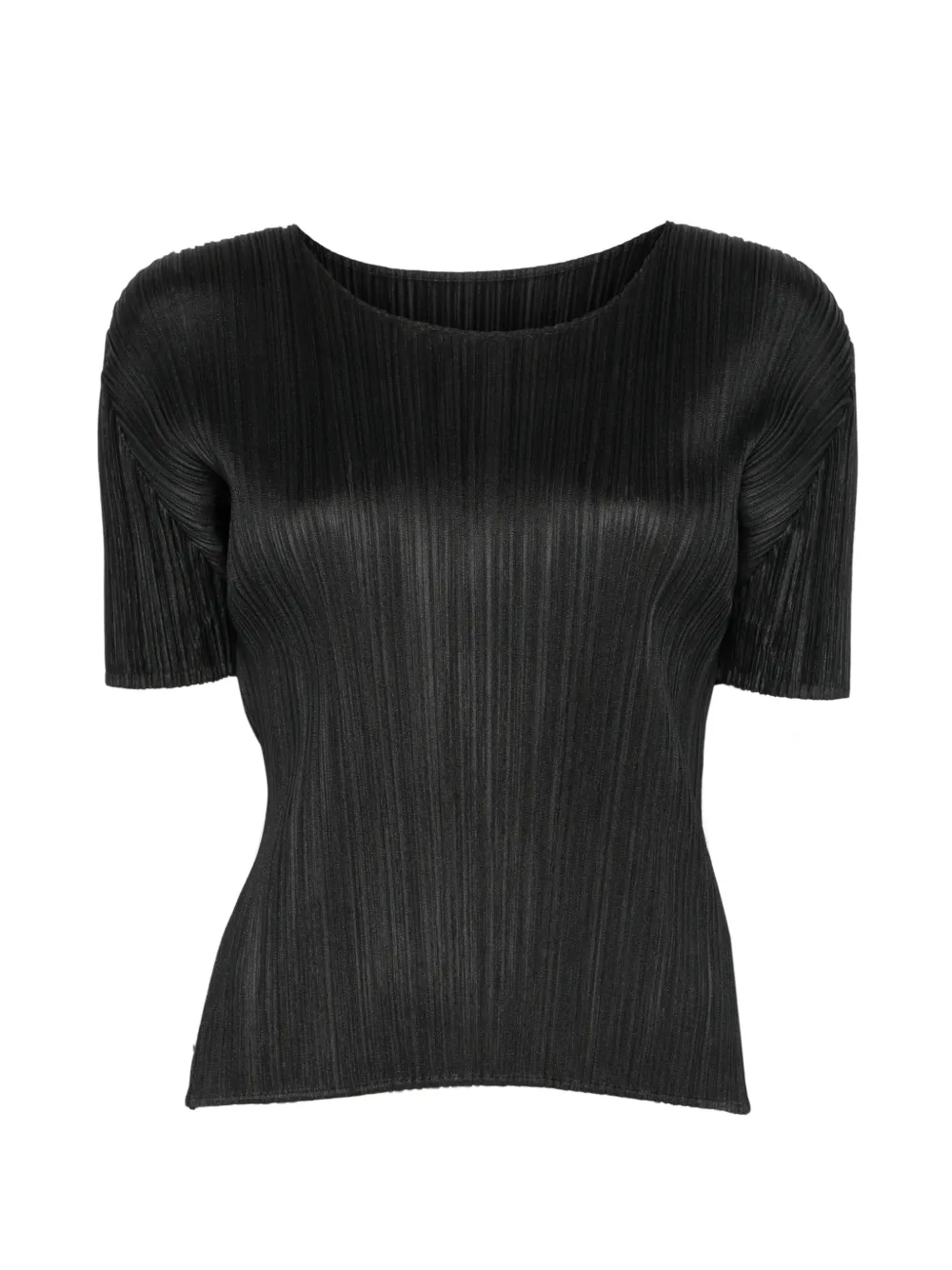 Pleats Please Issey Miyake pleated T-shirt - Nero