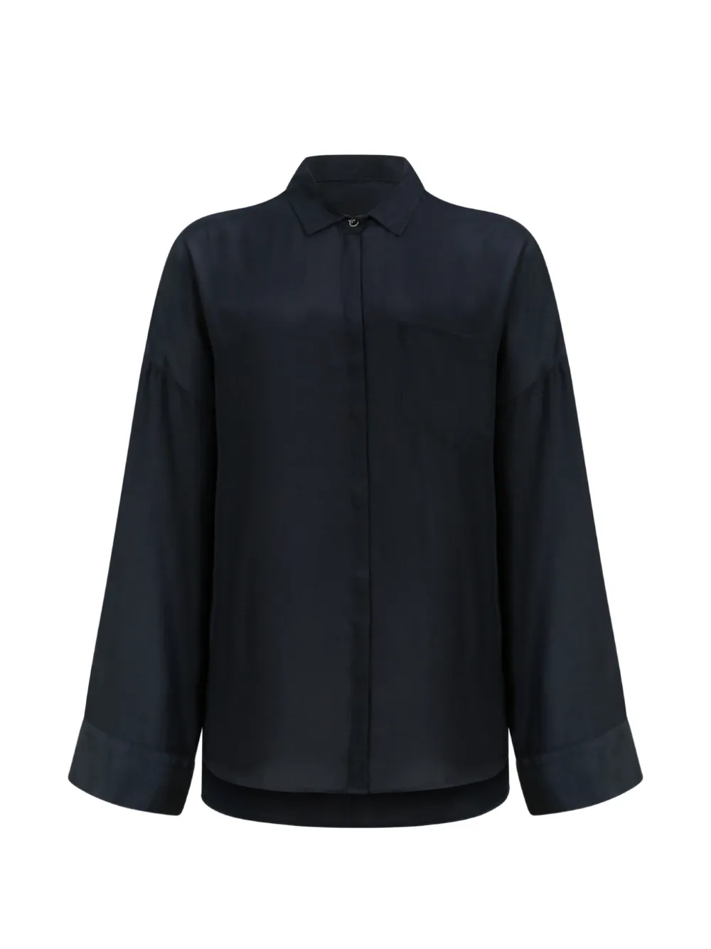 Nine In The Morning chest-pocket long-sleeve shirt - Blu