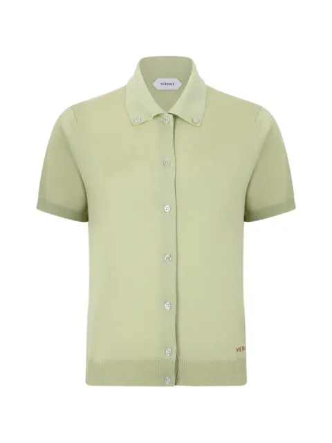 Versace button-down short-sleeve shirt
