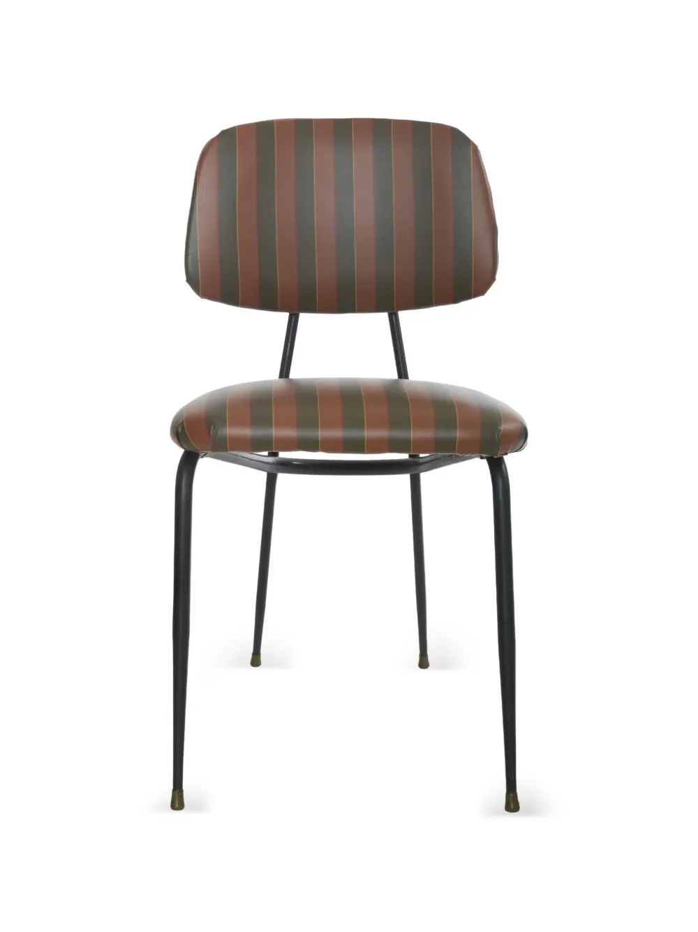 CAVALLI E NASTRI VINTAGE striped padded chair - Marrone