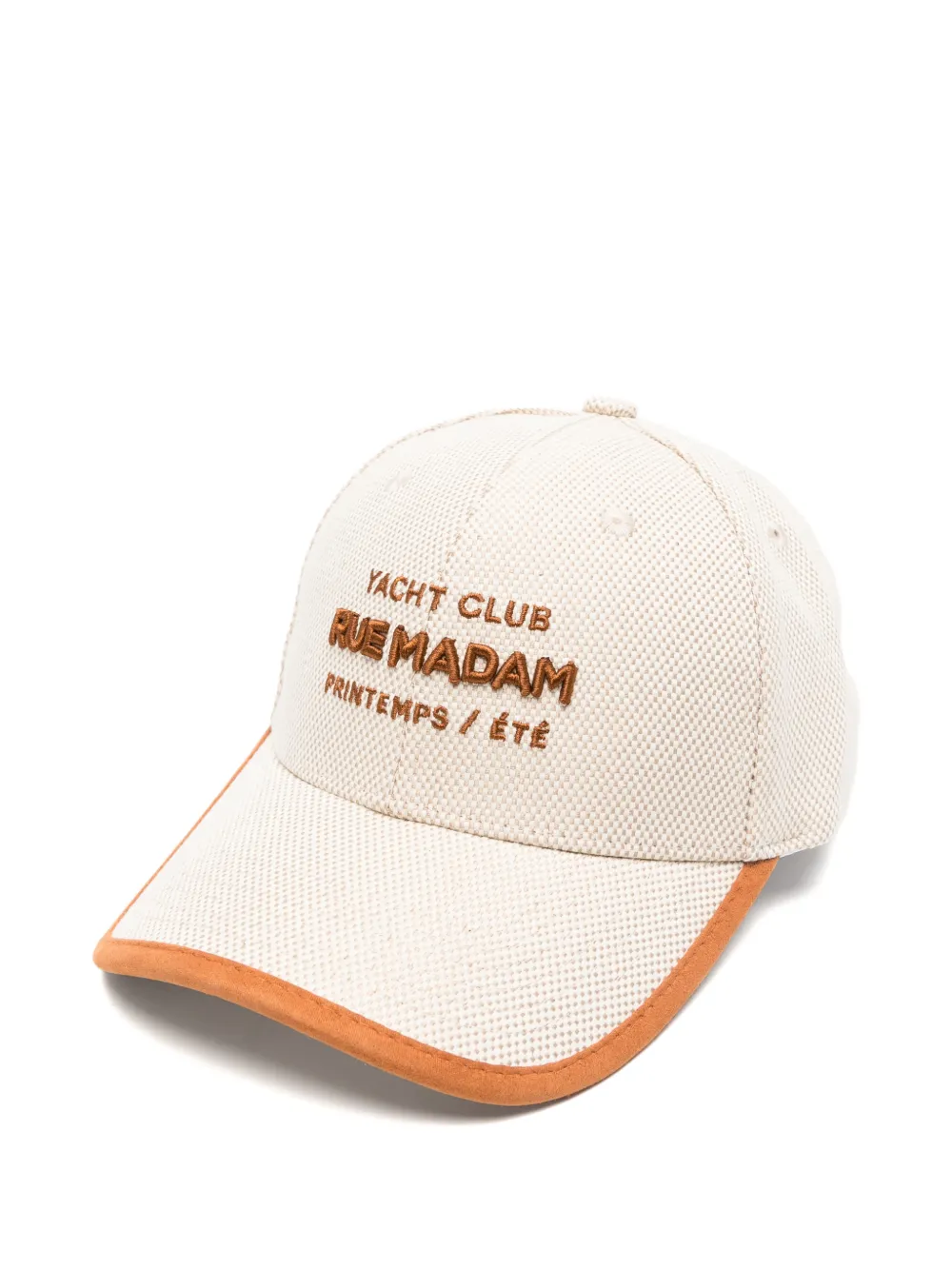 RUE MADAM PARIS Riviera canvas cap hat - Toni neutri