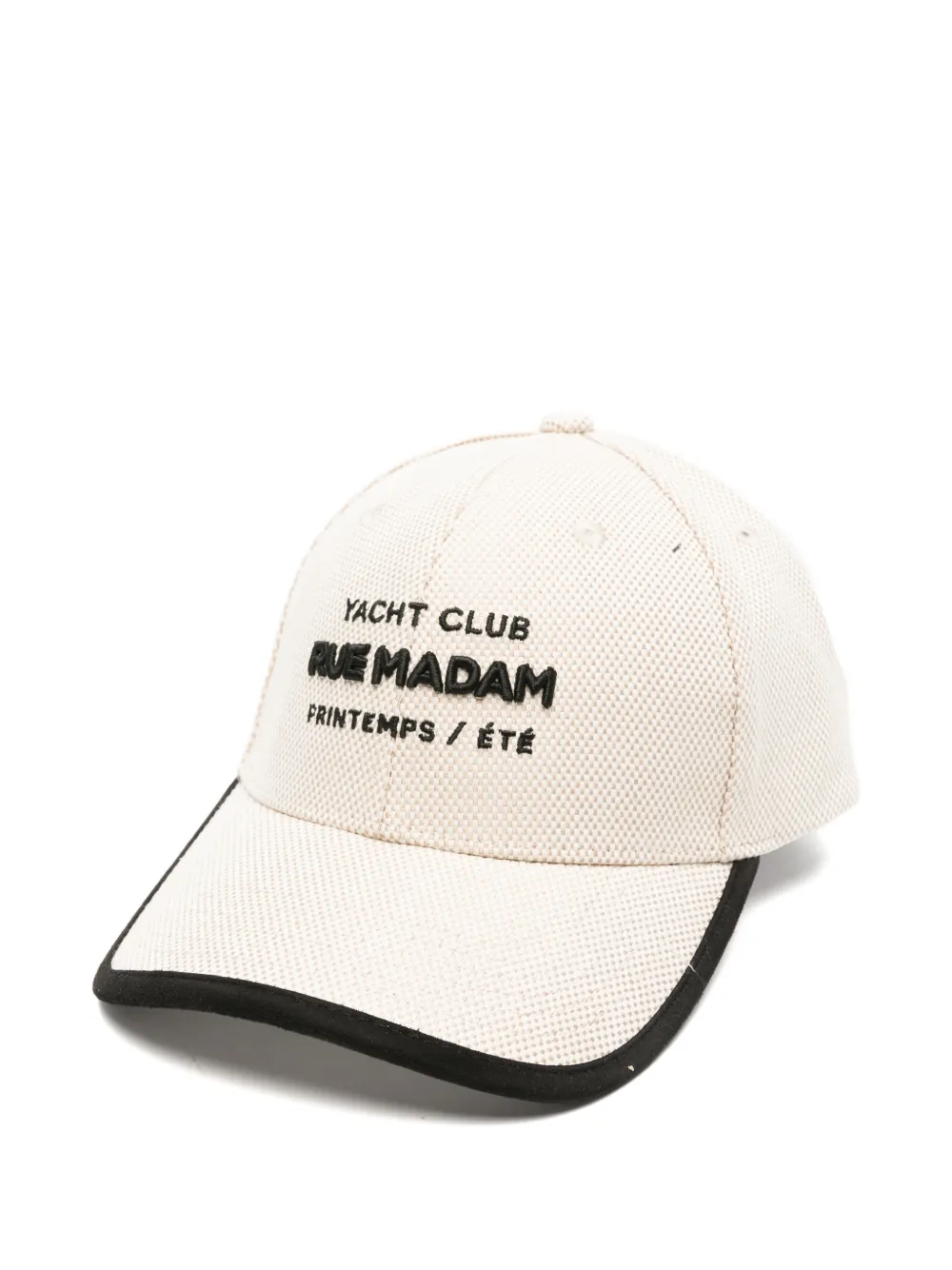 RUE MADAME PARIS Riviera logo-embroidered baseball cap - Toni neutri