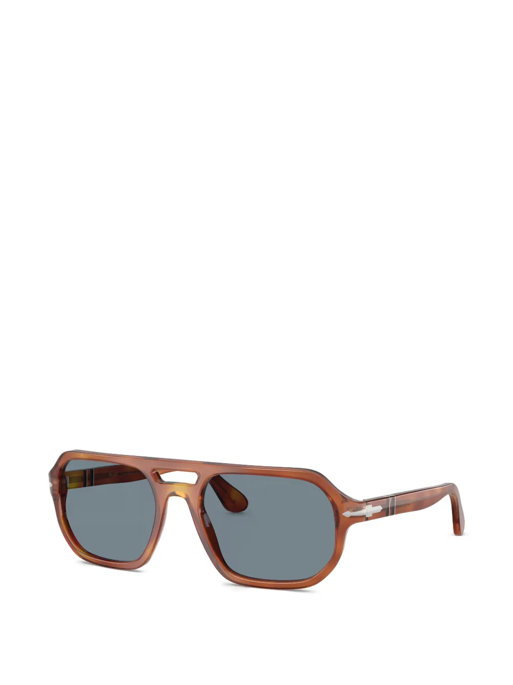 Persol Guido zonnebril met schildpadschild-effect Bruin