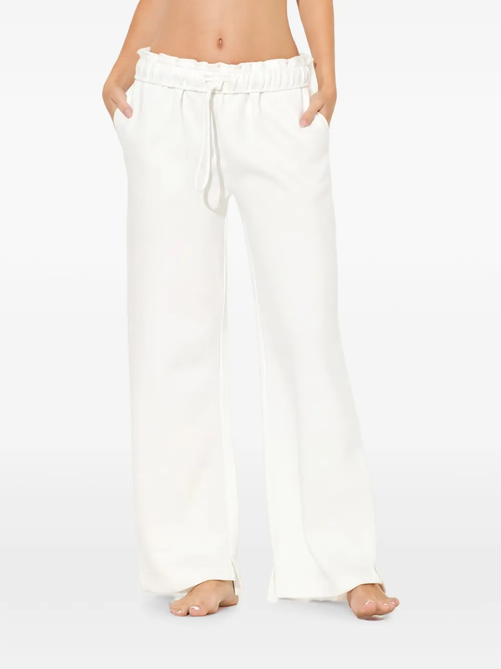 OCEAN DRIVE drawstring-waist track pants - Weiß