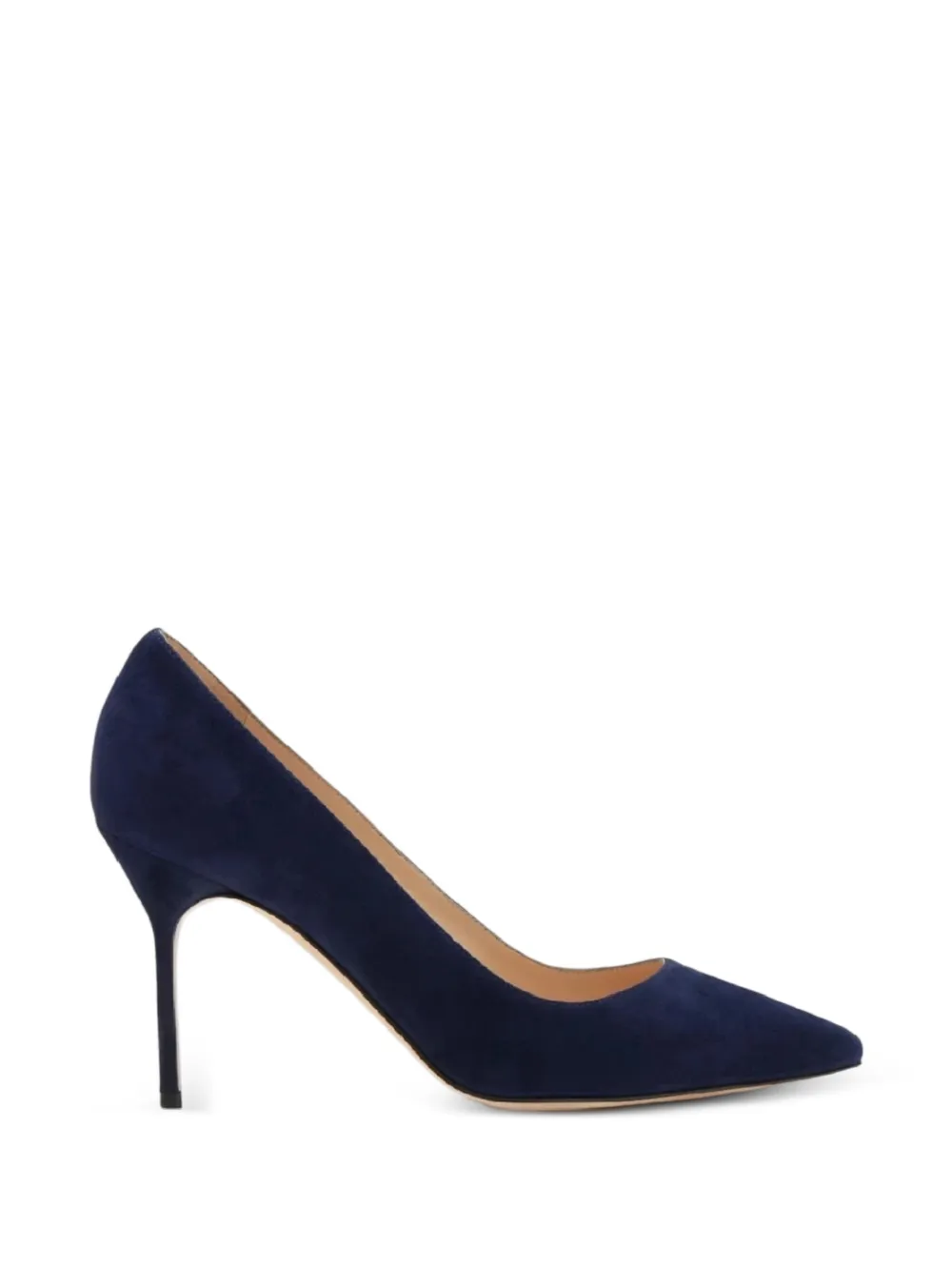 Manolo Blahnik Pumps met puntige neus Blauw