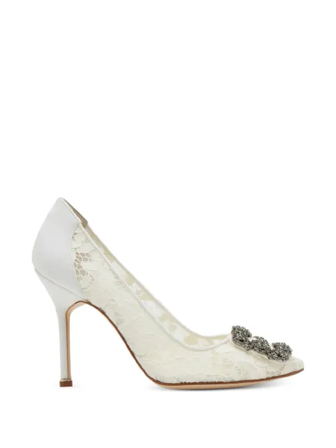 Manolo Blahnik zapatillas Hangisi Lace