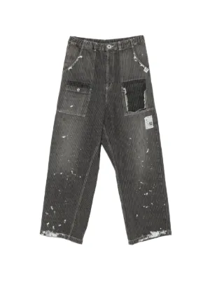 Maison MIHARA YASUHIRO パッチワーク ジーンズ | ブルー | FARFETCH JP