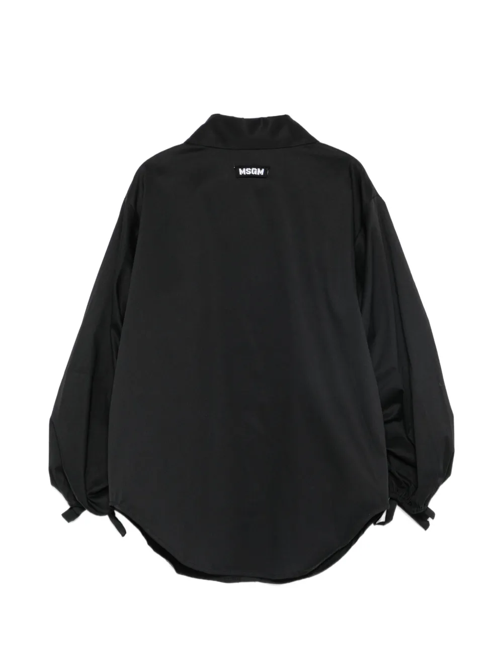 MSGM Kids Shirt met ruches Zwart