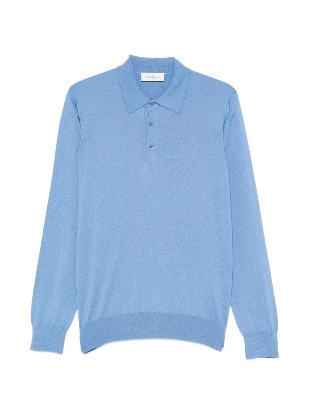 Della Ciana long-sleeve polo shirt - Blau