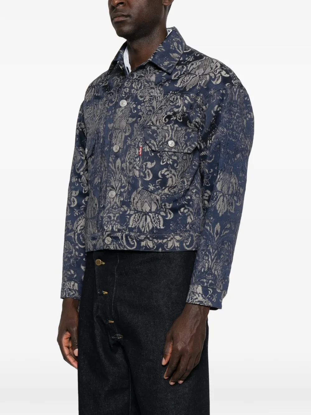 Junya Watanabe MAN x Levi's denim jack met knopen Blauw