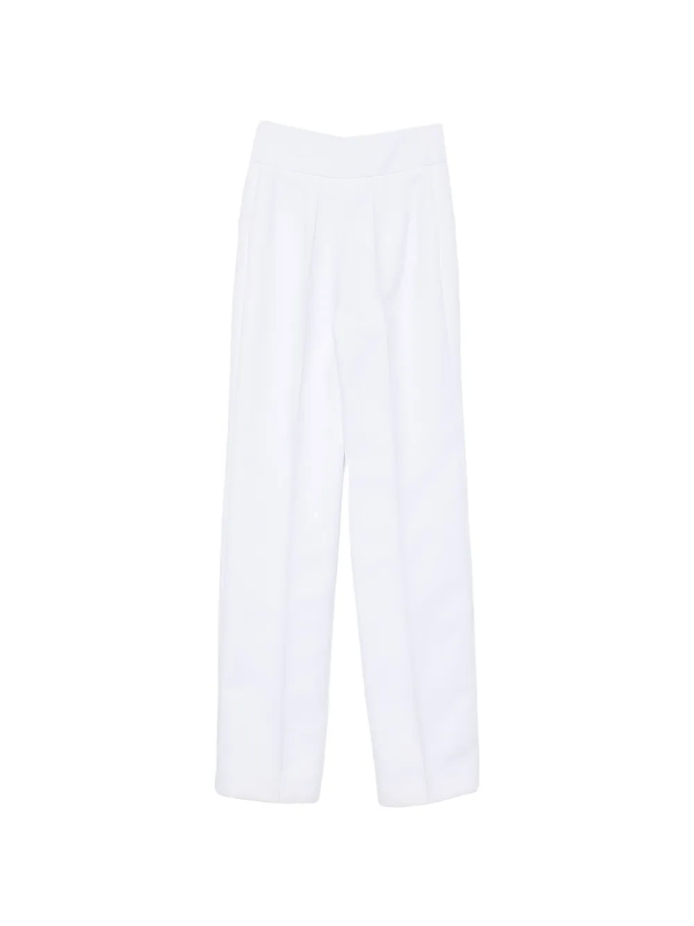 MITILIANE COUTURE High waist plooibroek Wit