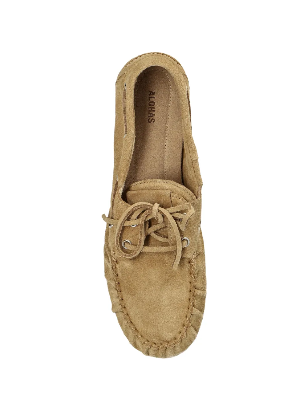 ALOHAS Rowan suède loafers Beige