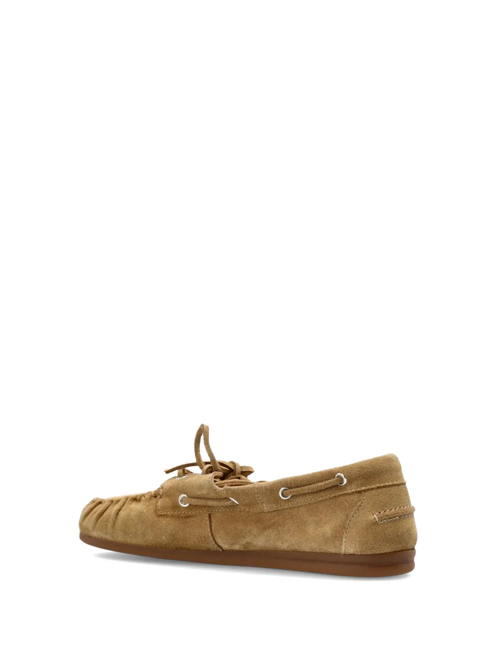ALOHAS Rowan suède loafers Beige