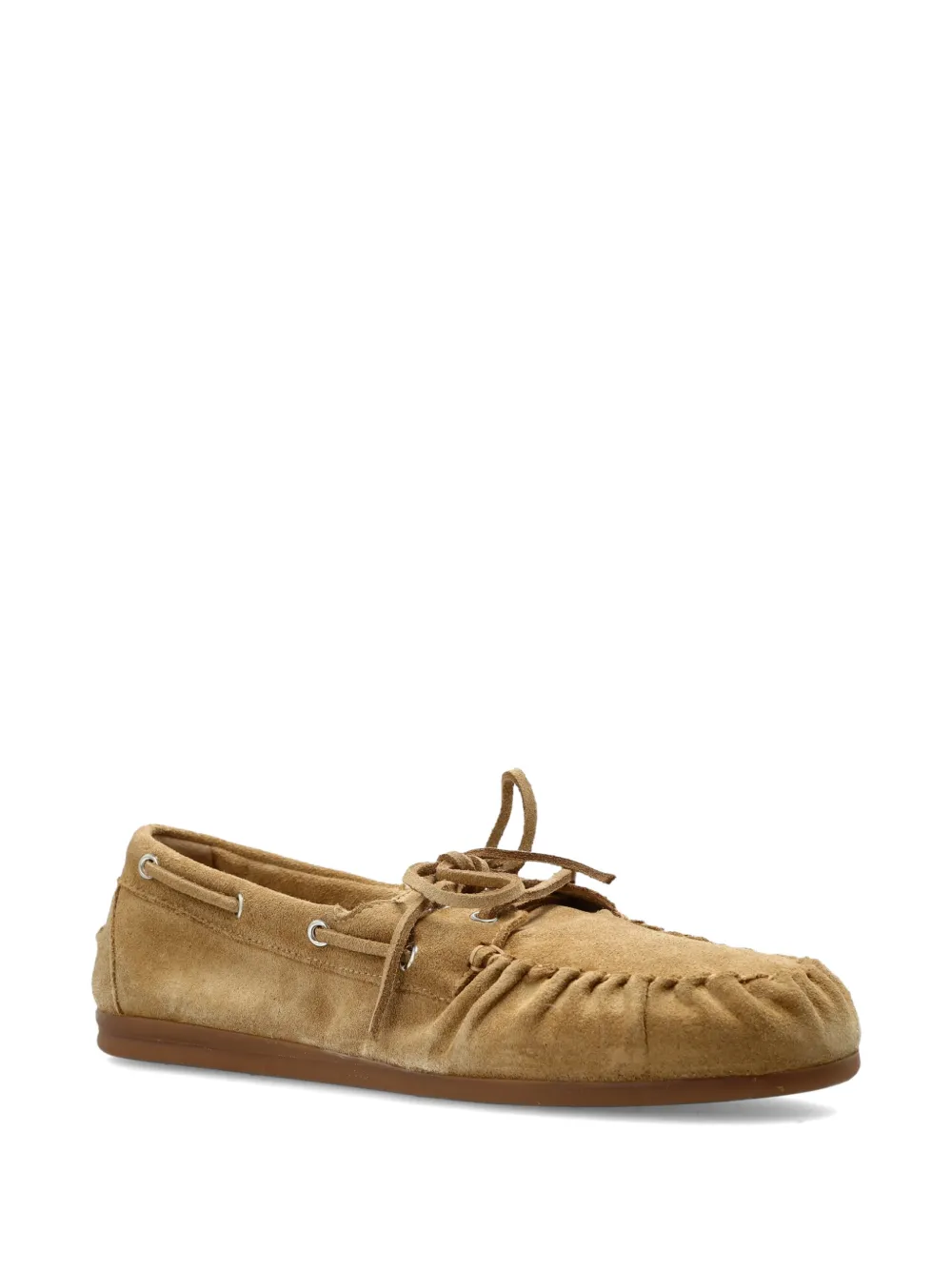ALOHAS Rowan suède loafers Beige