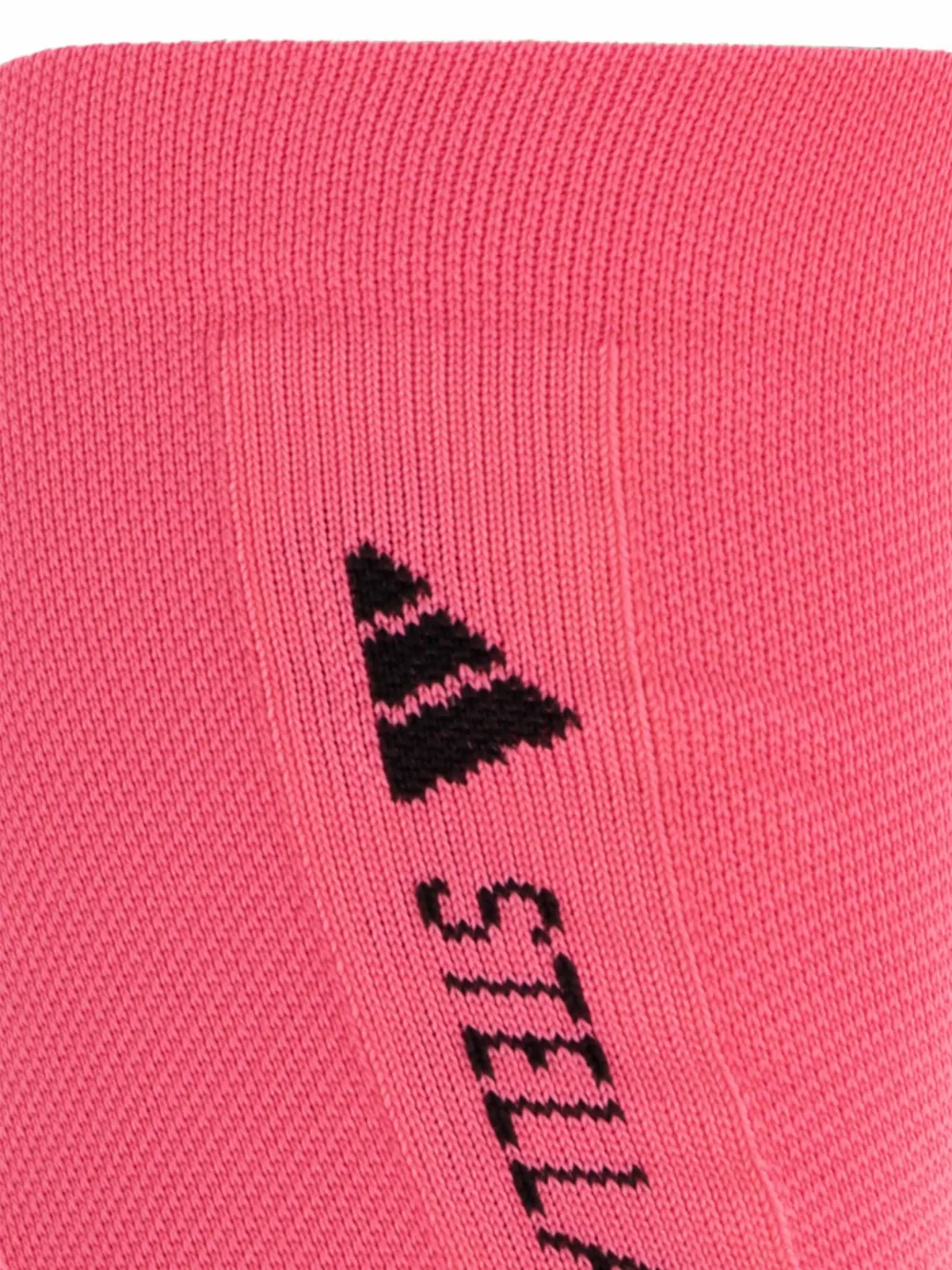 adidas by Stella McCartney Ribgebreide sokken met logoprint Roze
