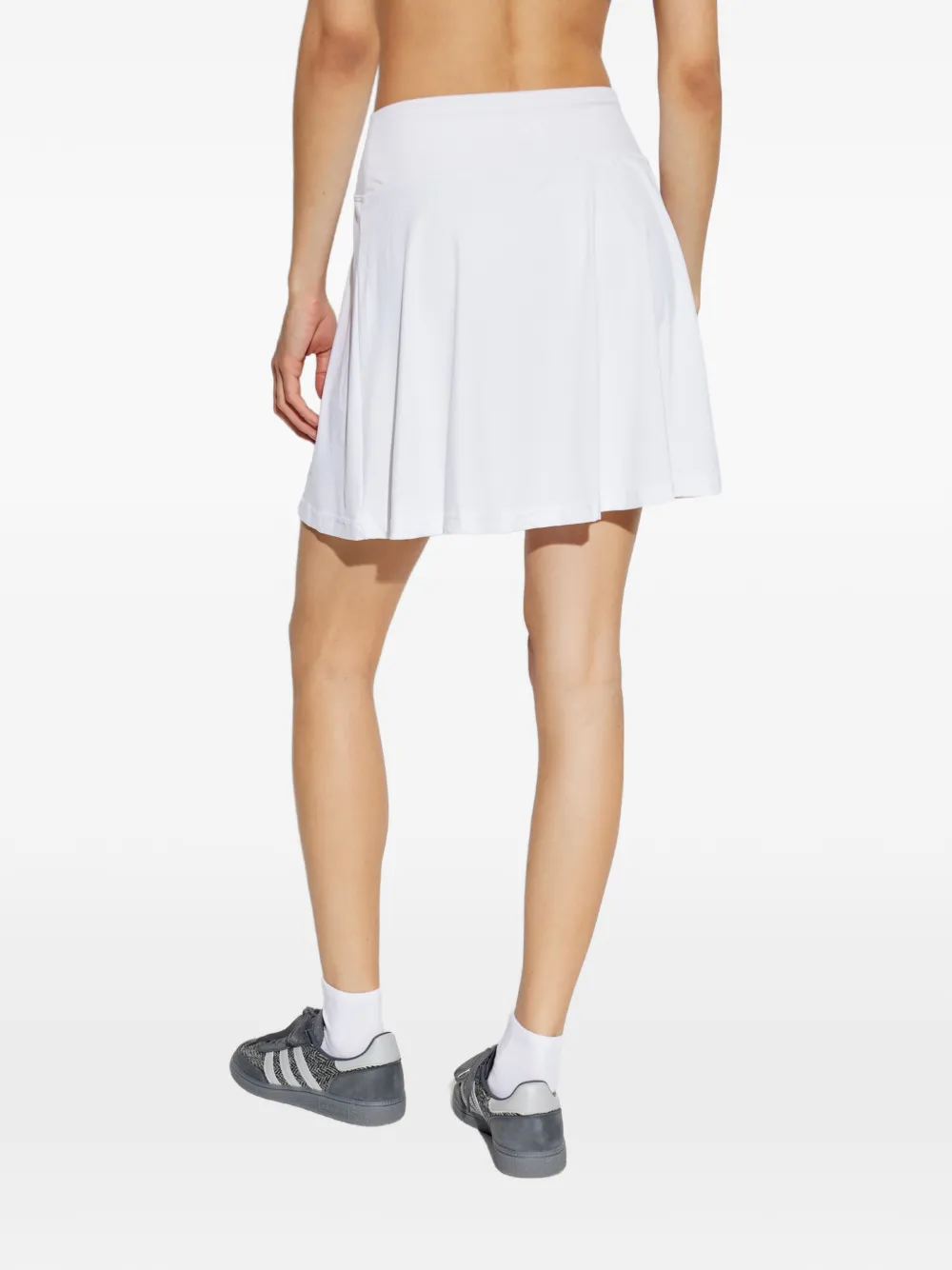 adidas Mini-skort met geperforeerd detail Wit