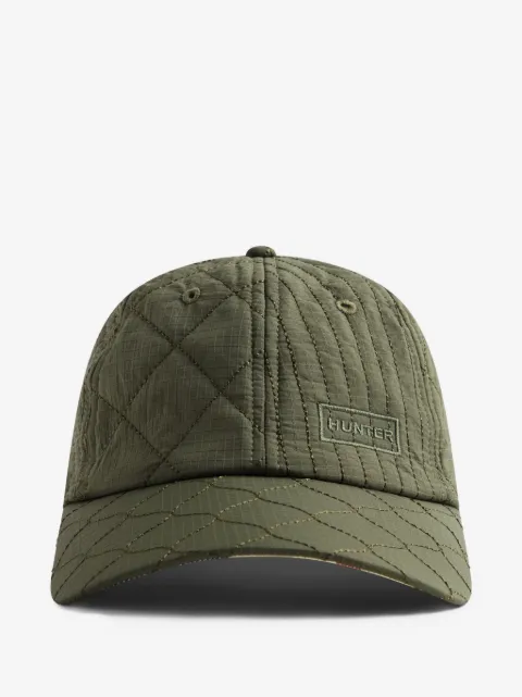Hunter recrafted quilted patchwork cap