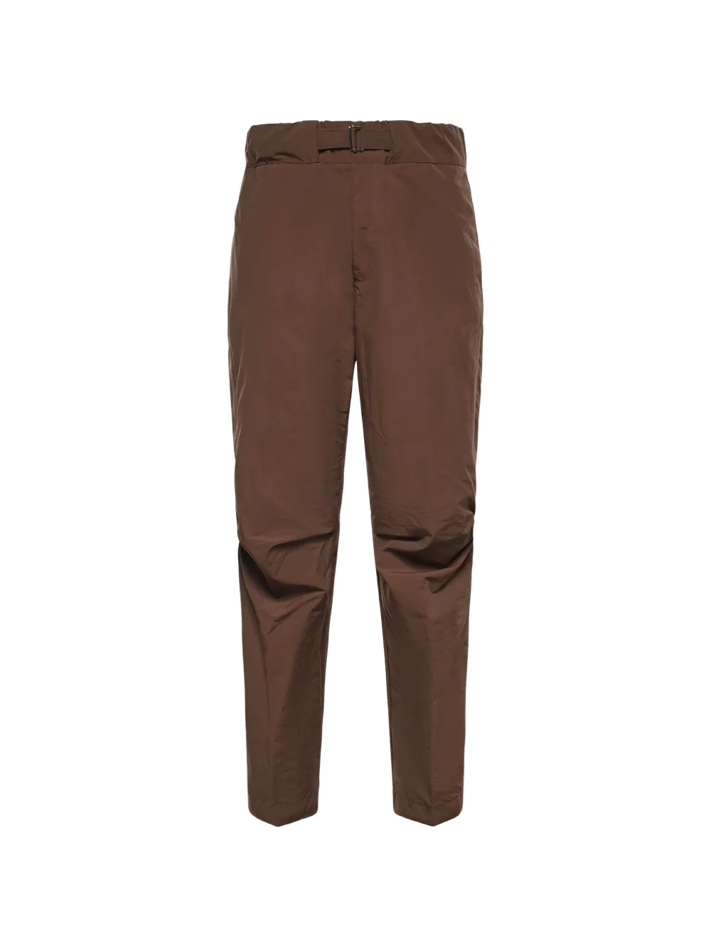 Giuliano Galiano belted straight-leg trousers - Marrone