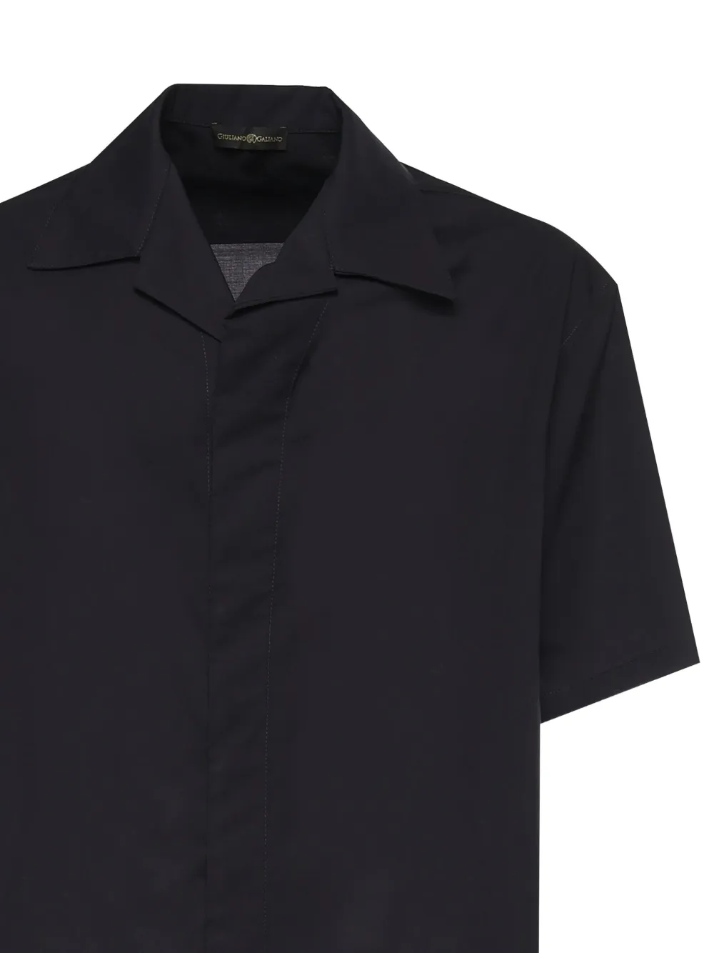 Giuliano Galiano Overhemd met korte mouwen Blauw