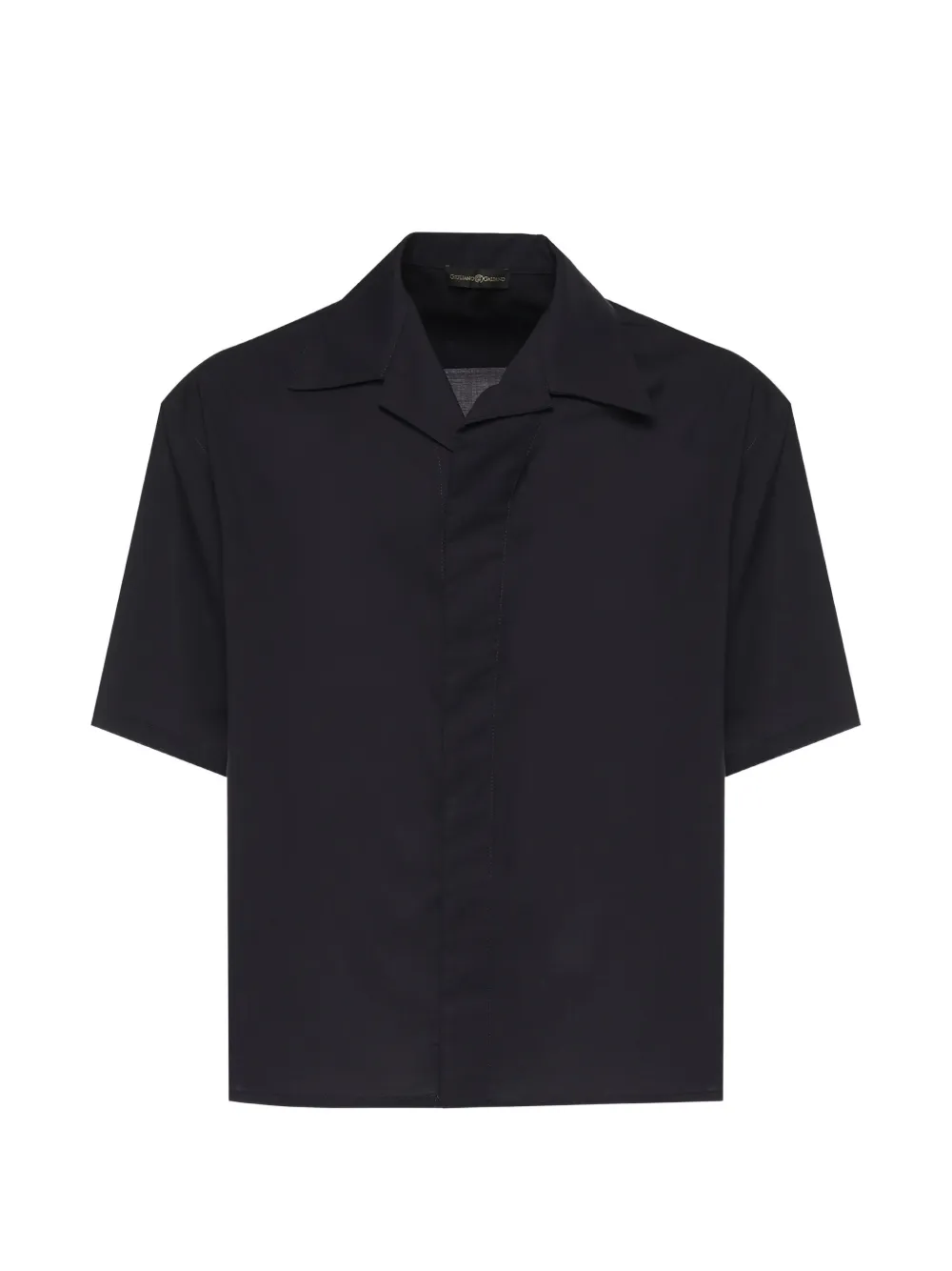 Giuliano Galiano short-sleeve camp-collar shirt - Blu