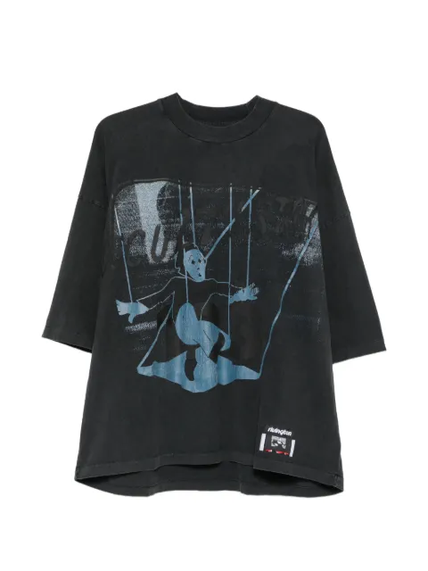 RRR123 Camiseta oversized com estampa gráfica