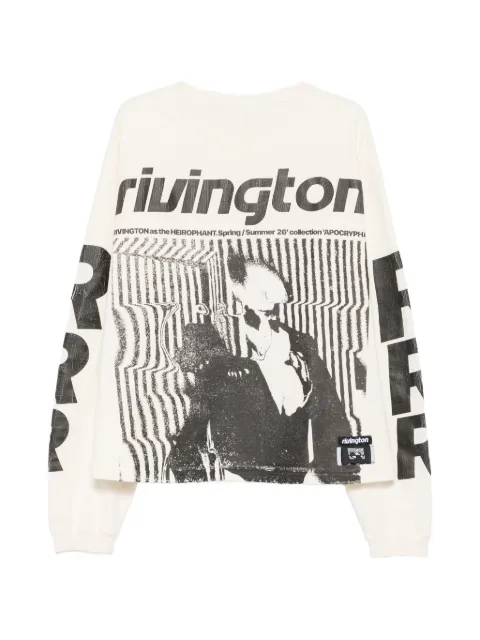 RIVINGTON ROI REBIS graphic-print long-sleeve T-shirt