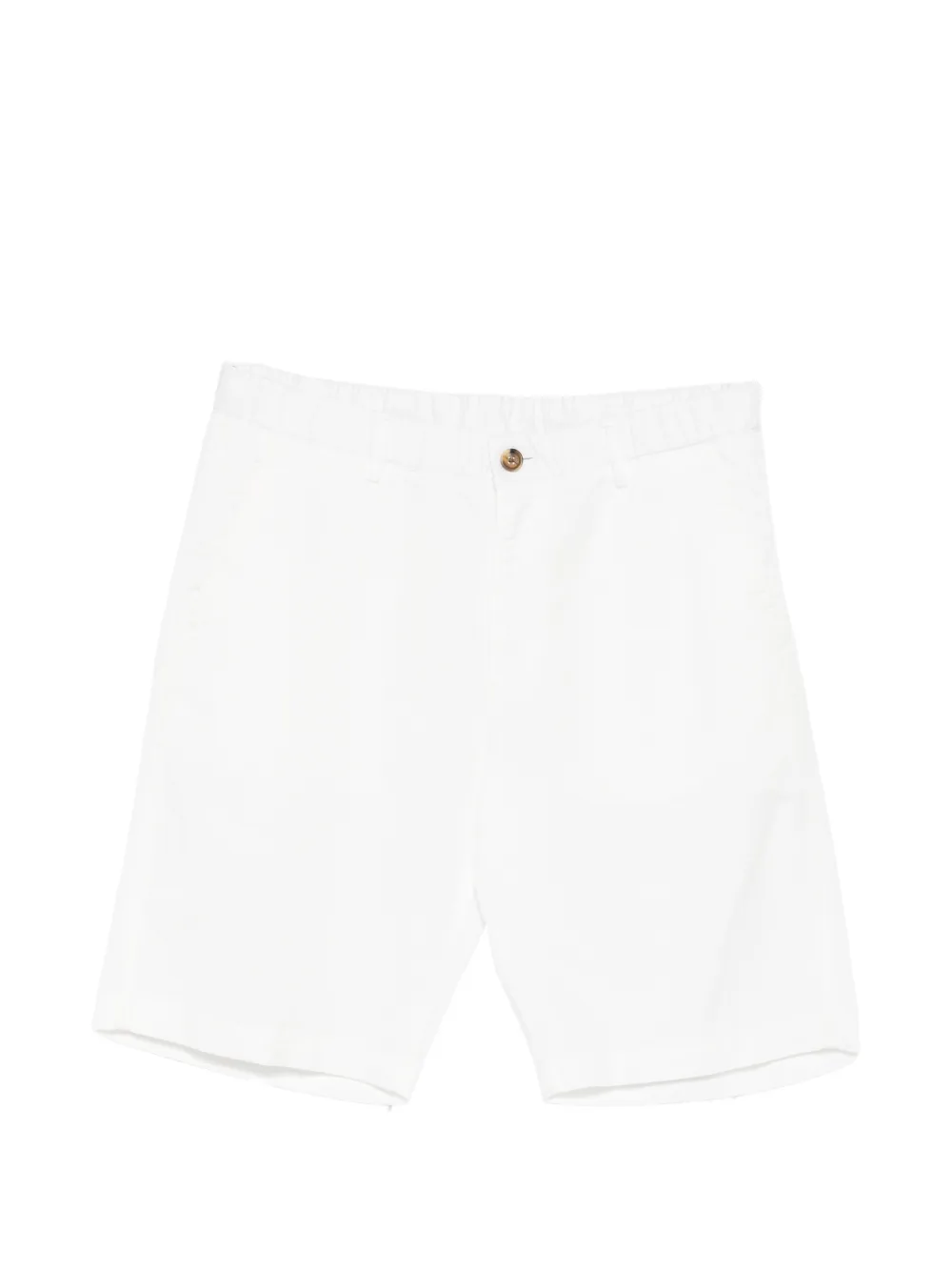Alley Docks 963 elasticated-waistband shorts - Bianco