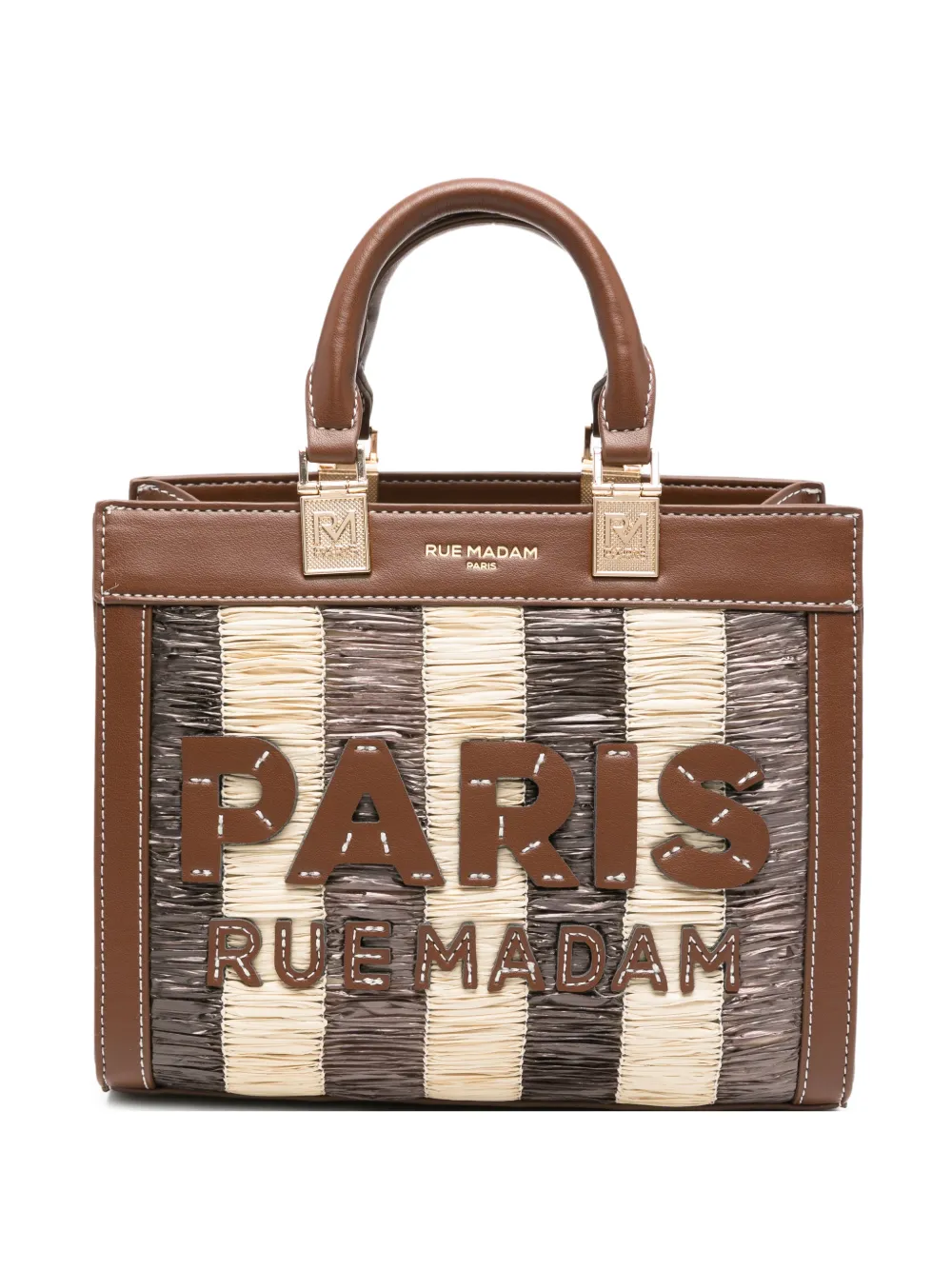 RUE MADAME PARIS mini Tangeri tote bag - Marrone