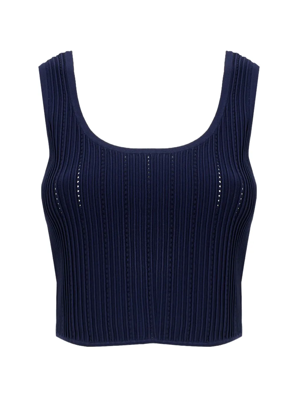 Simkhai Rylan pointelle-knit tank top - Blu