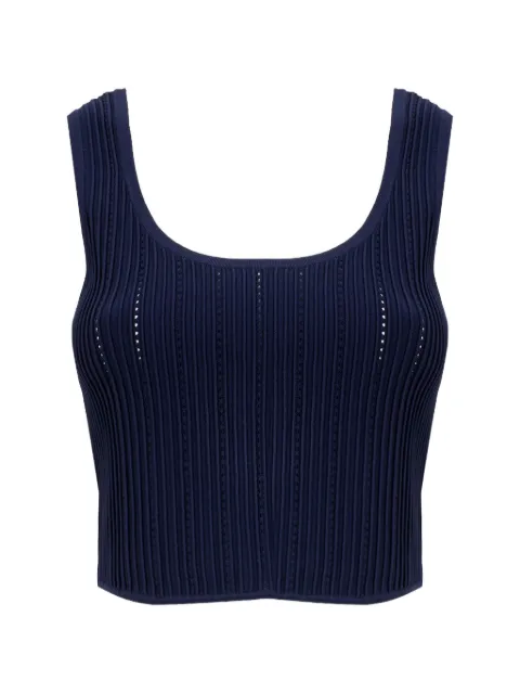 Simkhai Rylan pointelle-knit tank top