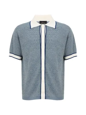 ブリオーニ　BRIONI ポロシャツ　ニット　M L イタリア製　52 最高級 Brioni ニット ポロシャツ | ニュートラル | FARFETCH JP
