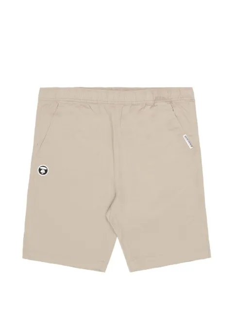 AAPE BY *A BATHING APE® moonface embroidered shorts