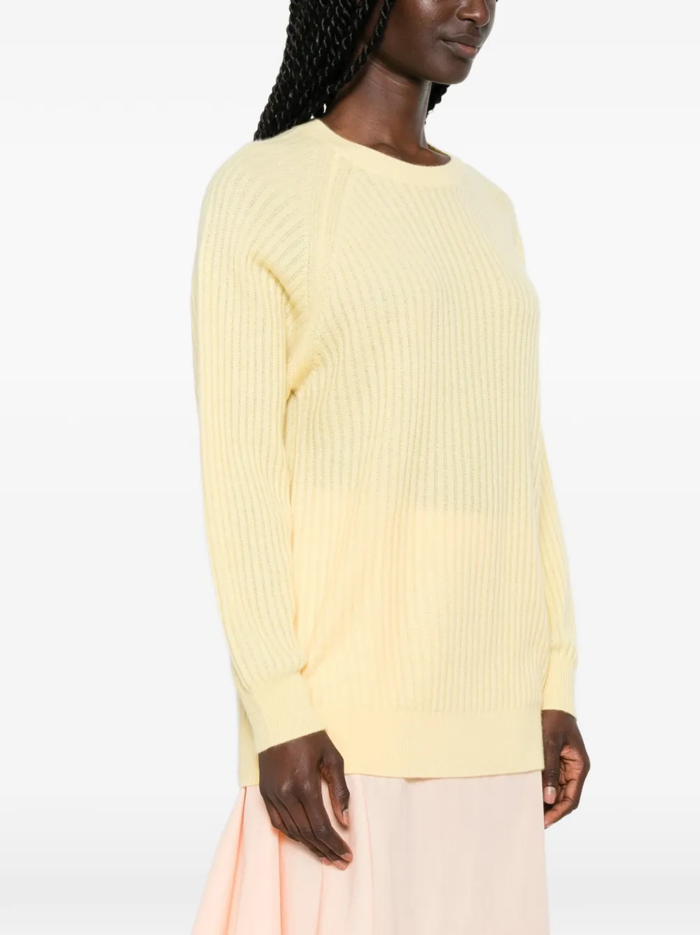 FRAME Sunbeam gebreide trui met raglan mouwen Geel