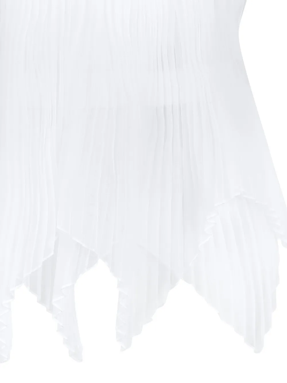 Genny Plissé top Wit