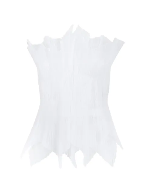 Genny plissé-effect top