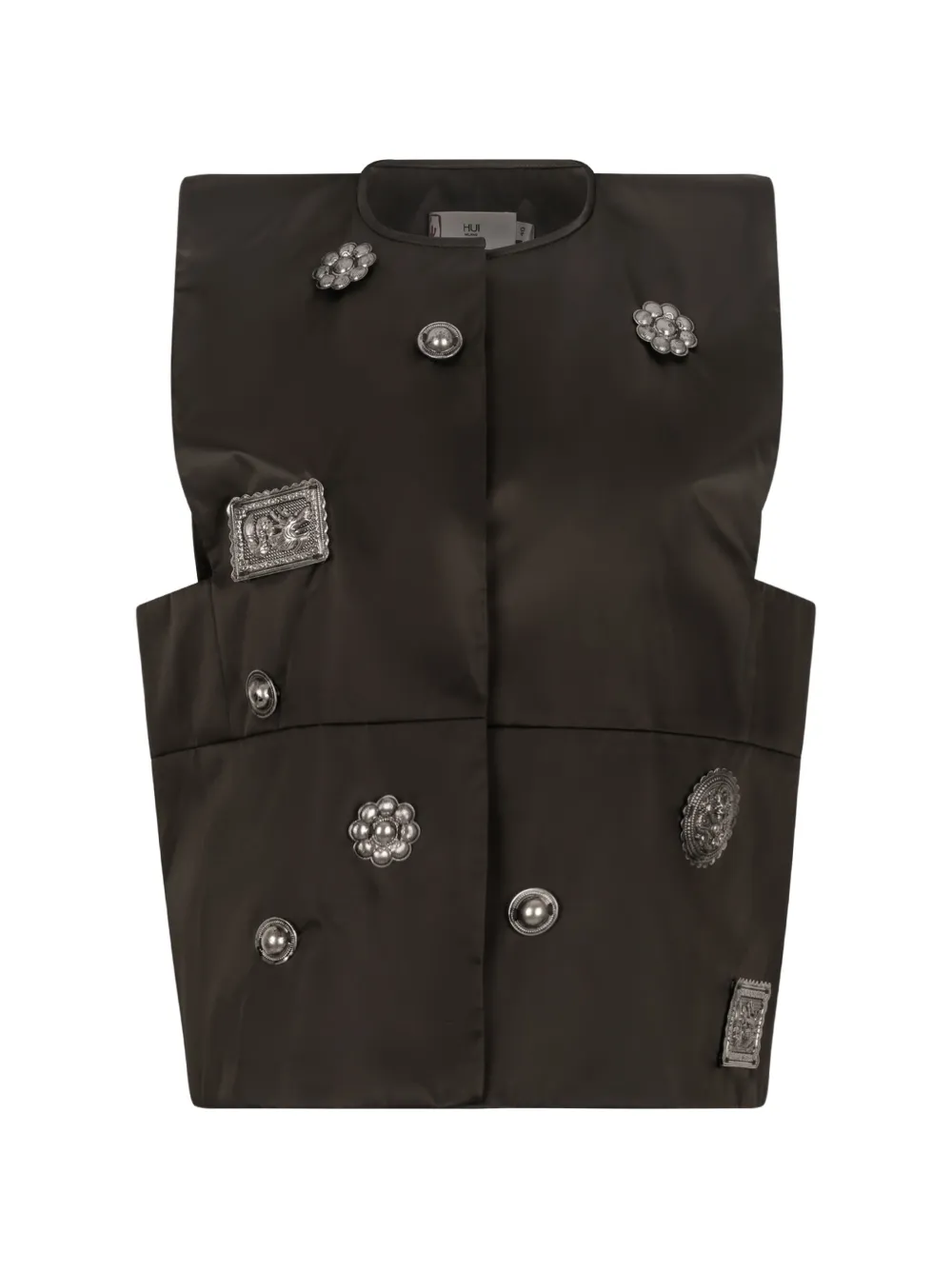 HUI MILANO Geranium vest - Marrone