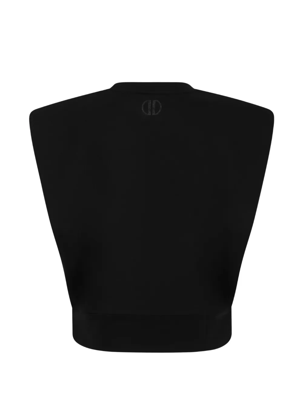  Douuod Chaleco Con Hombreras - Negro 
