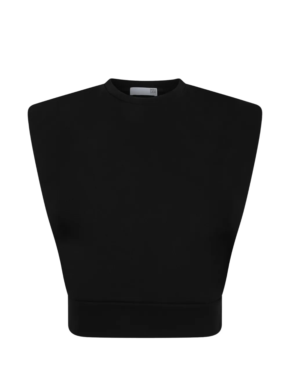Douuod padded-shoulder vest - Nero