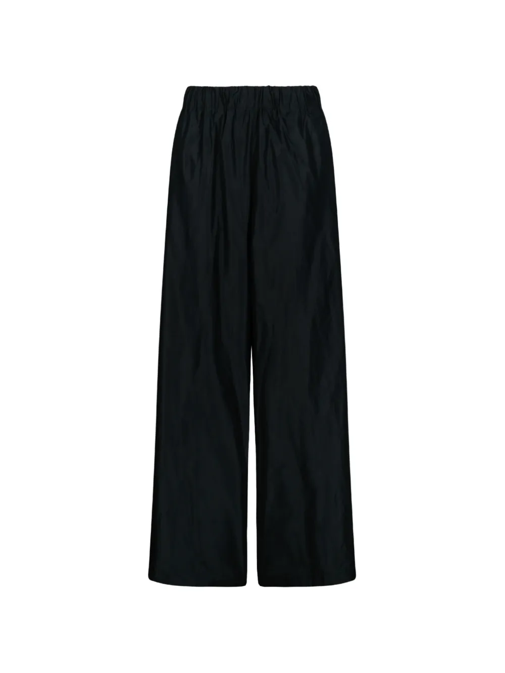Douuod elasticated-waistband wide-leg trousers - Grigio