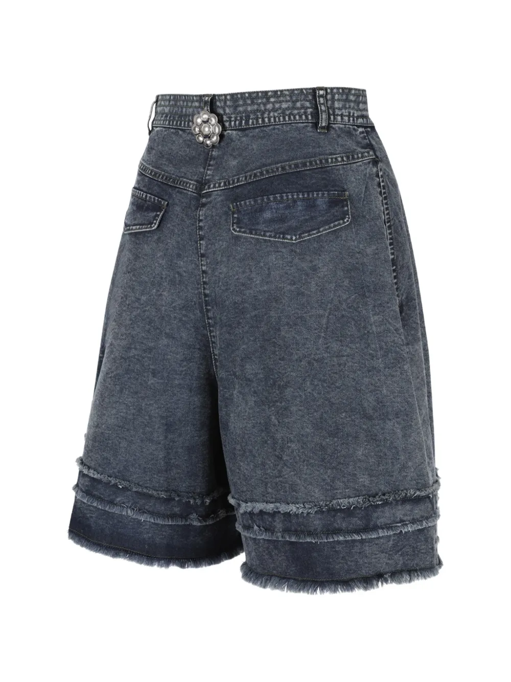  Hui Milano Pantalones Vaqueros Cortos Heather - Azul 