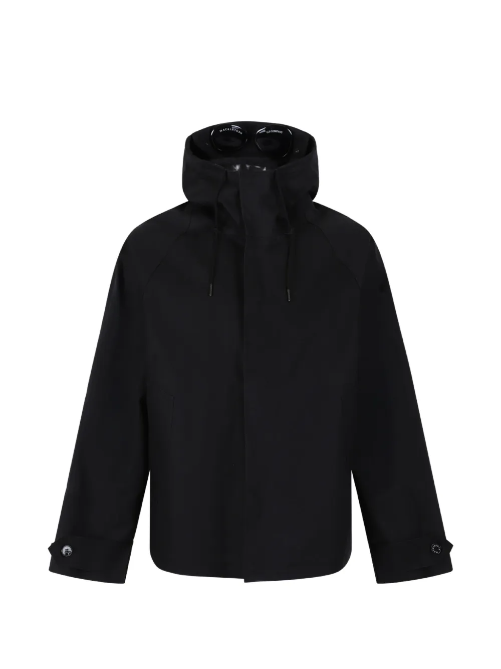 C.P. Company x Mackintosh Goggle-detail hooded jacket - Nero