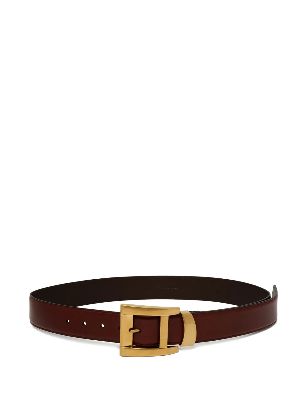 Versace logo-print buckle belt - Rosso