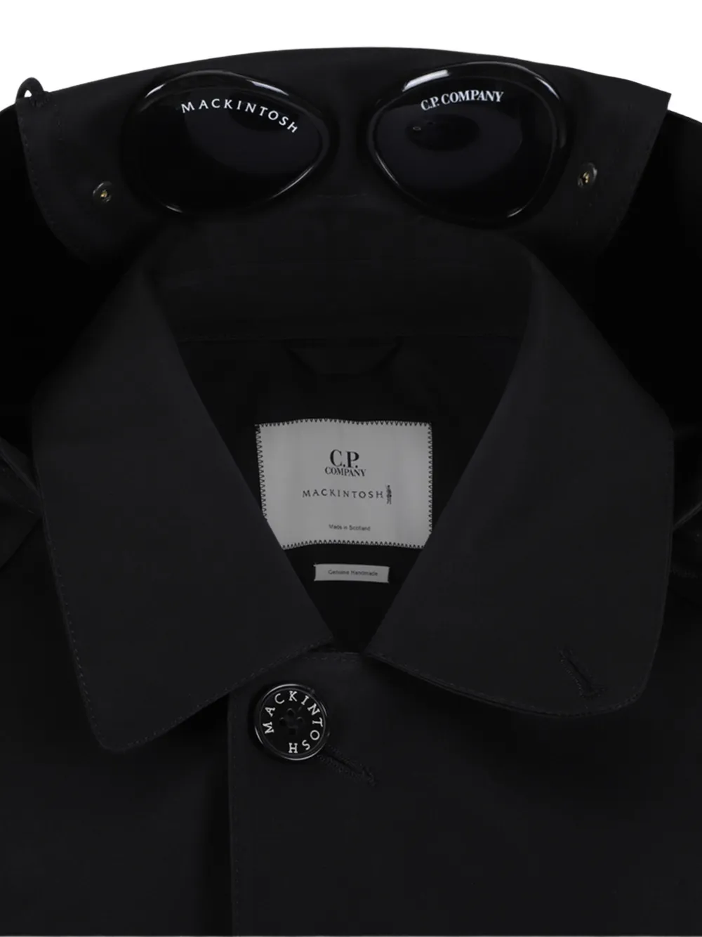 C.P. Company x Goggle Coat | Black | FARFETCH RO